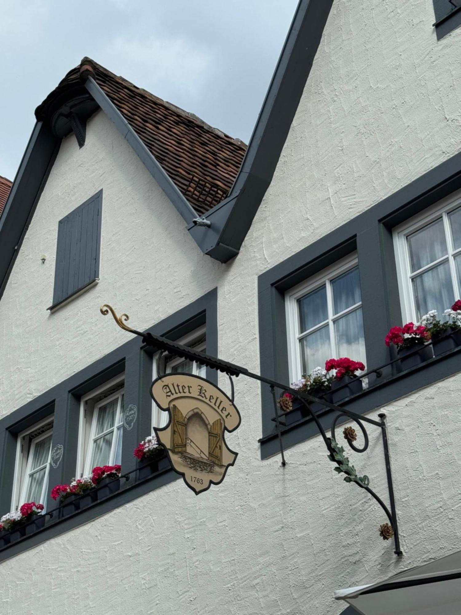 Gaestehaus Alter Keller Rothenburg ob der Tauber Exteriör bild